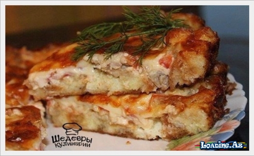 Пирог с мясом «Легче не бывает» - Sun.Az