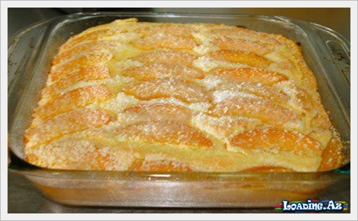 Ərikli mannı zapekankası - Sun.Az