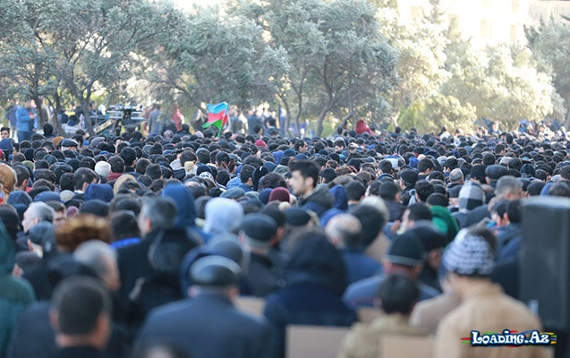 "Xocalı" yürüşündən FOTOLAR