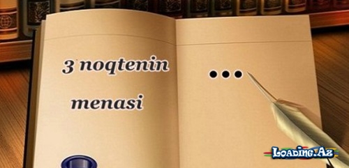 Üç nöqtə ilə bizi bağlayan nədir? - Sun.Az