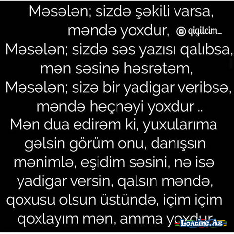 Get, dönmə geri! Apar özünlə, qəmi-kədəri.. - Sun.Az
