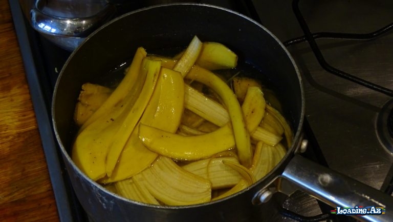 Banan qabığını 10 dəqiqə qaynadın və… - Sun.Az