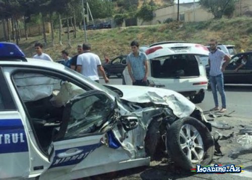 Polislər QƏZA TÖRƏTDİYİ - Yaralılar var - Sun.Az