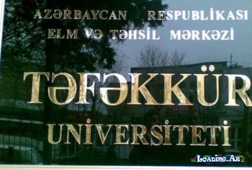 Diqqət Təfəkkür universtedi..... - Sun.Az