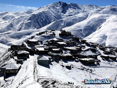 Xınalığa 43 sm qar yağıb - Sun.Az