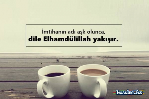 Duan varsa, duyanda vardır Elhamdülillah.