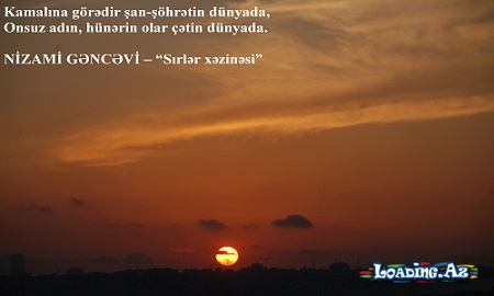 Nizami Gəncəvidən Hikmətli Sözlər