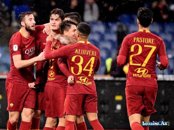 "Roma" 1/4 finala 4 qolla yüksəldi - Sun.Az
