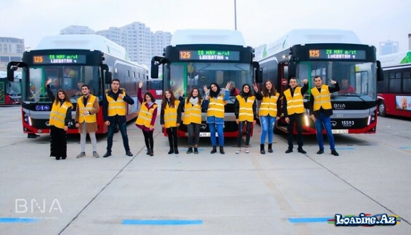 Daha bir marşrut xəttində yeni avtobuslar xidmət göstərəcək