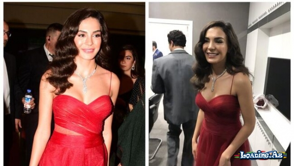 "Hercai"nin aktrisası geyimi ilə göz qamaşdırdı - FOTOLAR