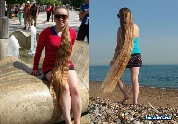 Real həyatın "Rapunzel"i görünüşü ilə hər kəsi təəccübləndirib - FOTO