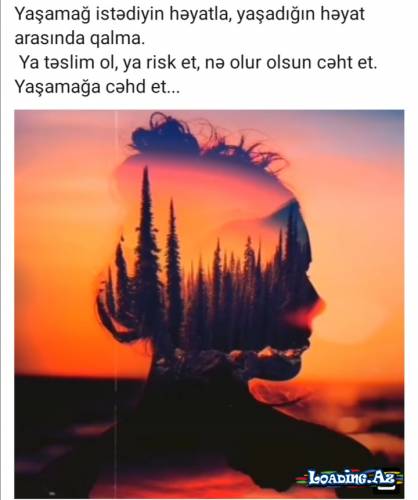 ♠️Yalnız olduğunu ən çox “yalnız deyilsən” dediklərində hiss edərsən.♠️
