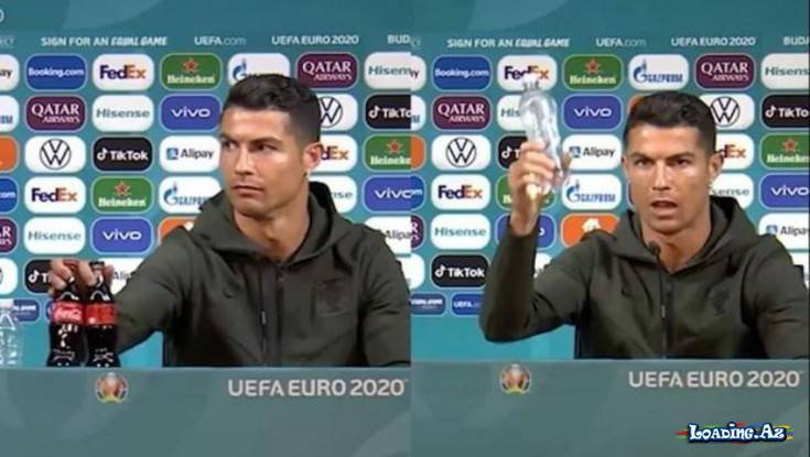 Ronaldo Coca-Cola-dan imtina etməyə çağırdı - Sun.Az
