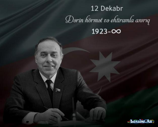 Heydər Əliyevin anım günüdür