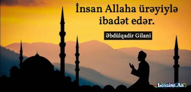 İnsan Allaha ürəyiylə ibadət edər🤲♥️