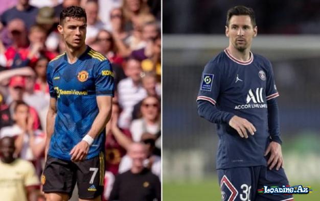 Messi və Ronaldo TOP-20-yə belə düşə bilmədi - Sun.Az