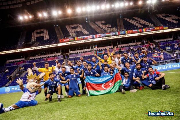 Mini-futbol millimiz Avropa çempionu oldu - Sun.Az