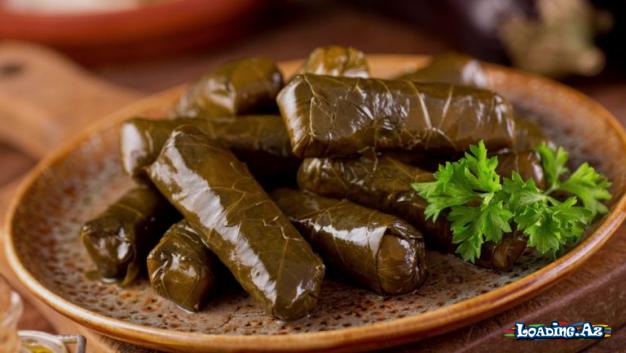 Ətsiz, Bol Göyərtili Yarpaq Dolması