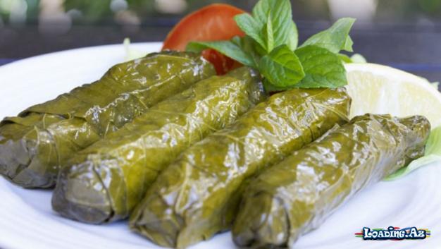 Konservləşdirilmiş Yarpaq Dolması