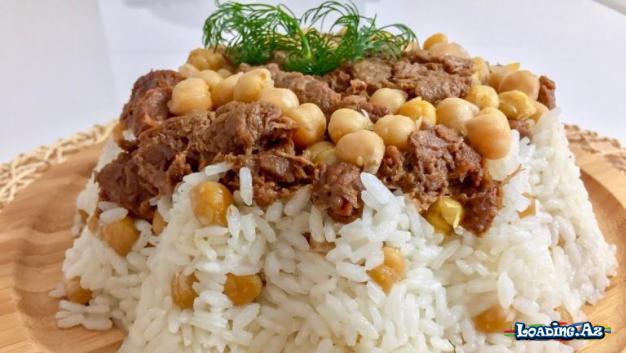 Tezbazar Hazırlaya Biləcəyiniz Qiyməli Noxudlu Plov