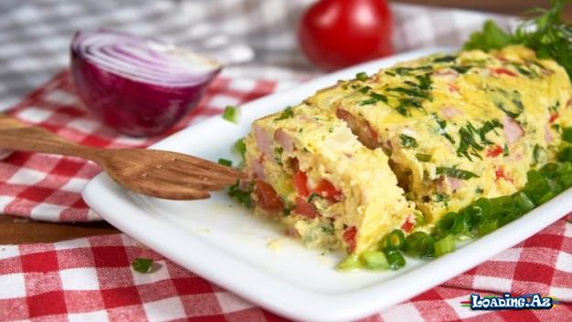 20 Dəqiqəyə Salafan Paketdə Yağsız Omlet