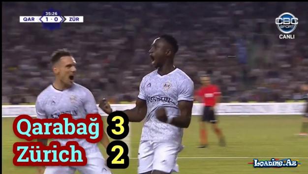 Qarabağ 3-2 Sürix QOLLAR VƏ GENİŞ İCMAL 19.07.2022 - Sun.Az