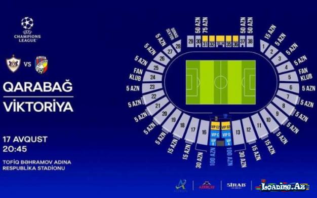 "Qarabağ" - "Viktoriya" oyununa bilet satışı bu səbəbdən dayandırıldı - Sun.Az