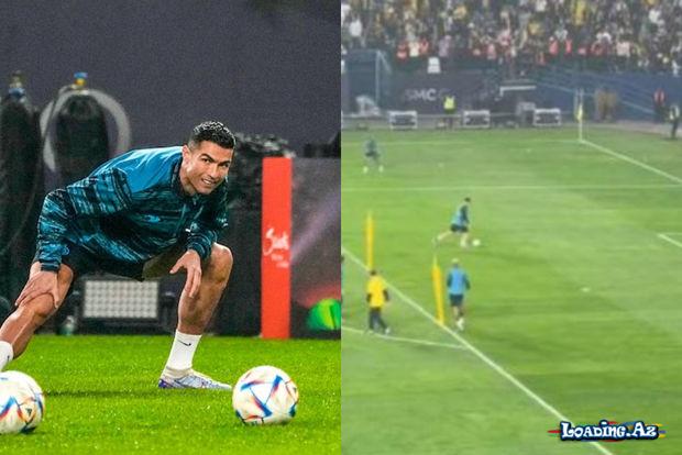 Ronaldu yeni komandası ilə ilk dəfə məşq etdi - Sun.Az