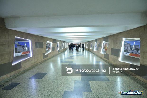 Bakı metrosunda “Qarabağda Urbisid” fotosərgisi açılıb - FOTO - Sun.Az