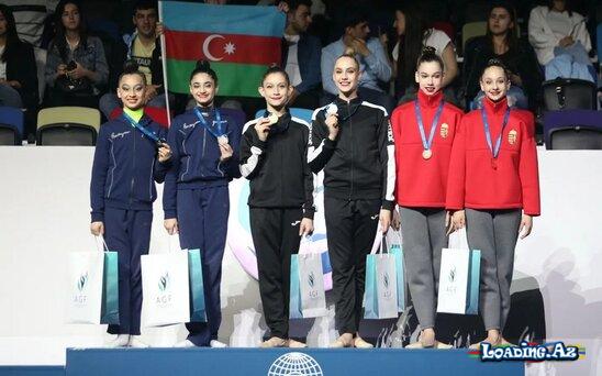 Azərbaycan gimnastları "AGF Trophy"də gümüş medal qazanıblar - Sun.Az