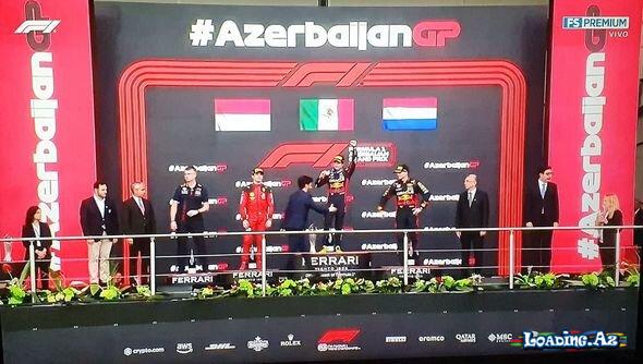"Formula-1": Azərbaycan Qran-prisinin qalibləri mükafatlandırılıblar