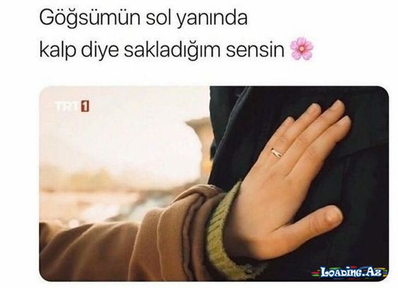 Benim hiç bir şeye ihtiyacım yok. Çünkü her şeyim sensin❤️
