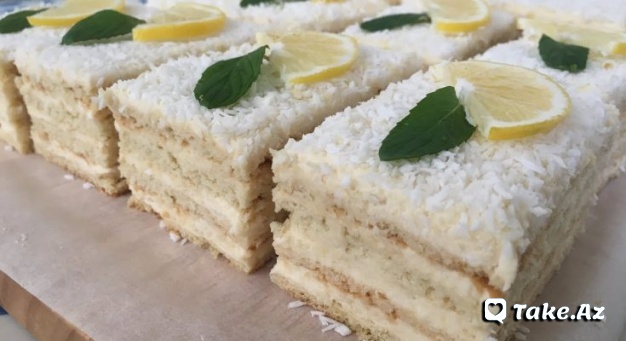 Limonlu tort necə hazırlanır? - Sun.Az