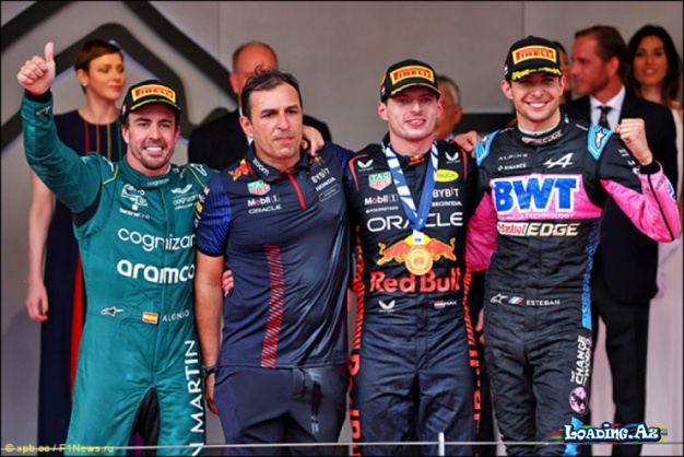 Formula 1 Monako Qran-Prisinin qalibi Maks Ferstappen oldu