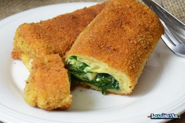 İspanaqlı kroketi belə hazırlayın - Sun.Az