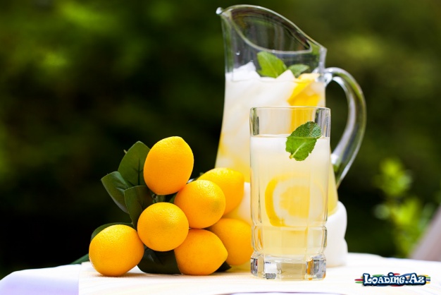 Yaşıl çaylı limonad - Sun.Az
