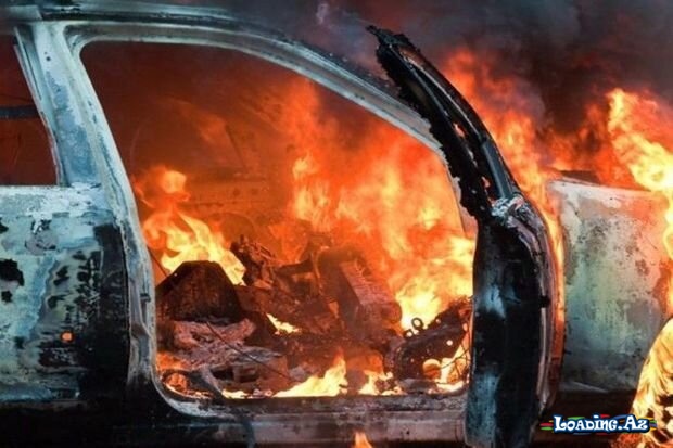 Xaçmazda yük avtomobili yanıb, bir nəfər xəsarət alıb