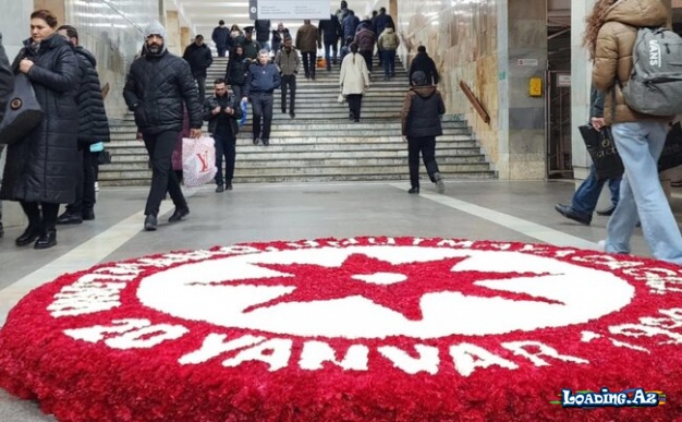 20 Yanvar stansiyası bu gün - FOTOLAR - Sun.Az