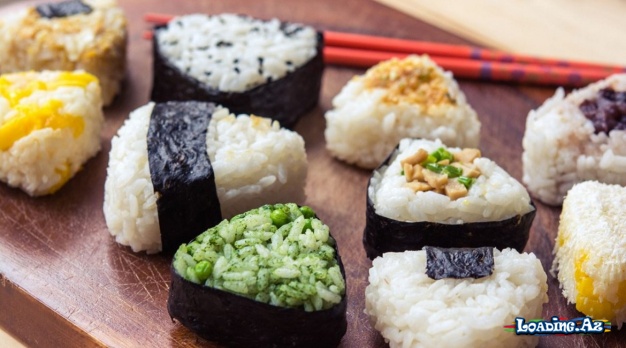 Yapon Mətbəxindən Məşhur Onigiri (Düyü Topları) - Sun.Az