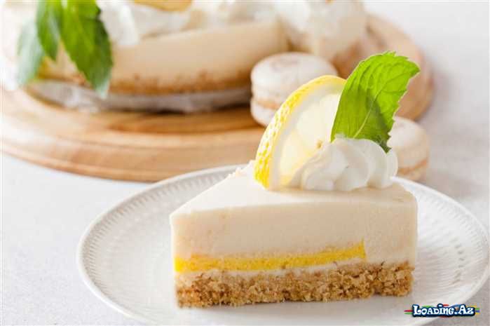 Limonlu cheesecake - Sun.Az