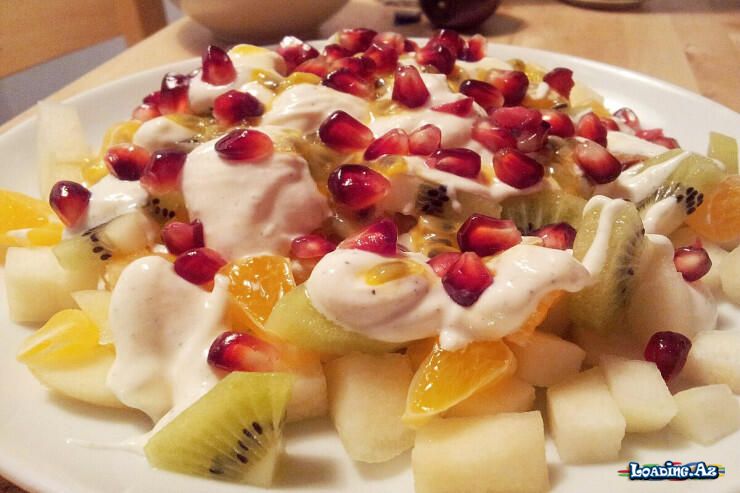 Dadlı meyvə salatı necə hazırlanır? - Sun.Az