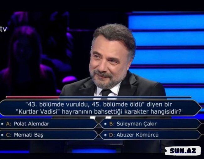 "Kurtlar Vadisi"nin Çakırını kövrəldən sual