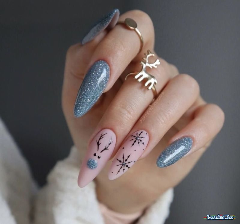 Winter nails for girls (2) - Sun.Az