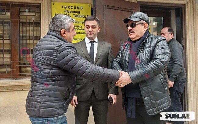 Ağadadaş Ağayev balta atdığı mühafizəçi ilə barışdı