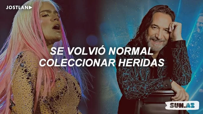 Karol   G    &      Marco     Antonio       Solis- Goleccionando    heridas    (     Letra   )    2025 - Sun.Az