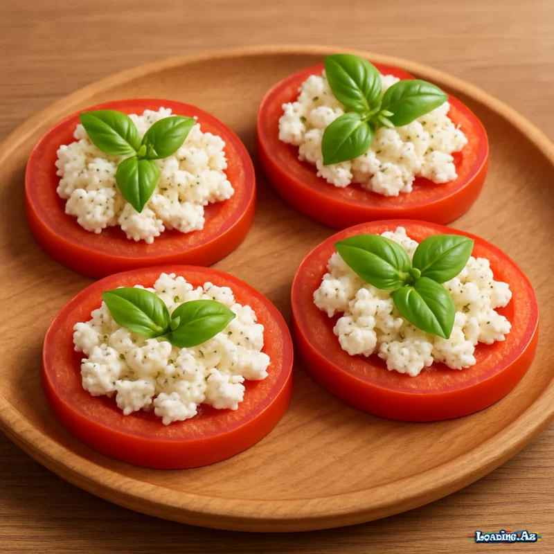 🍅🧀 Pomidor-Pendir Dilimləri Resepti - Sun.Az