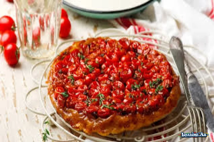 Pomidorlu pizza resepti - Sun.Az