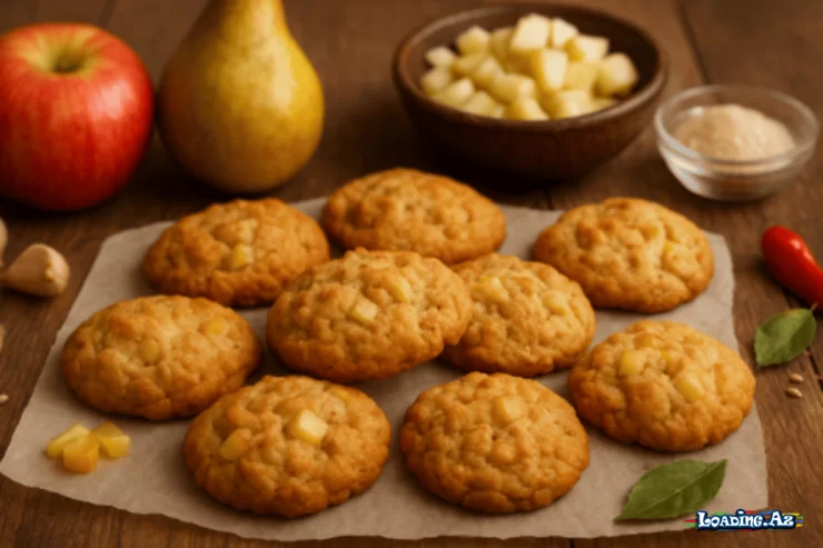 Əsl yay deserti - Alma və armudla xırçıldayan peçenye - Sun.Az