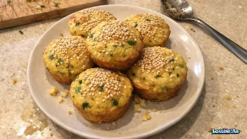 Kəvərli və qarğıdalı unlu duzlu maffin: Az ərzaqla praktik ləzzət - Sun.Az