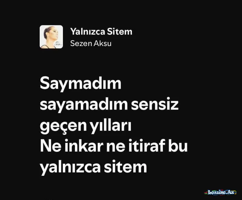 Sezen Aksu - Yalnızca Sitem - Sun.Az